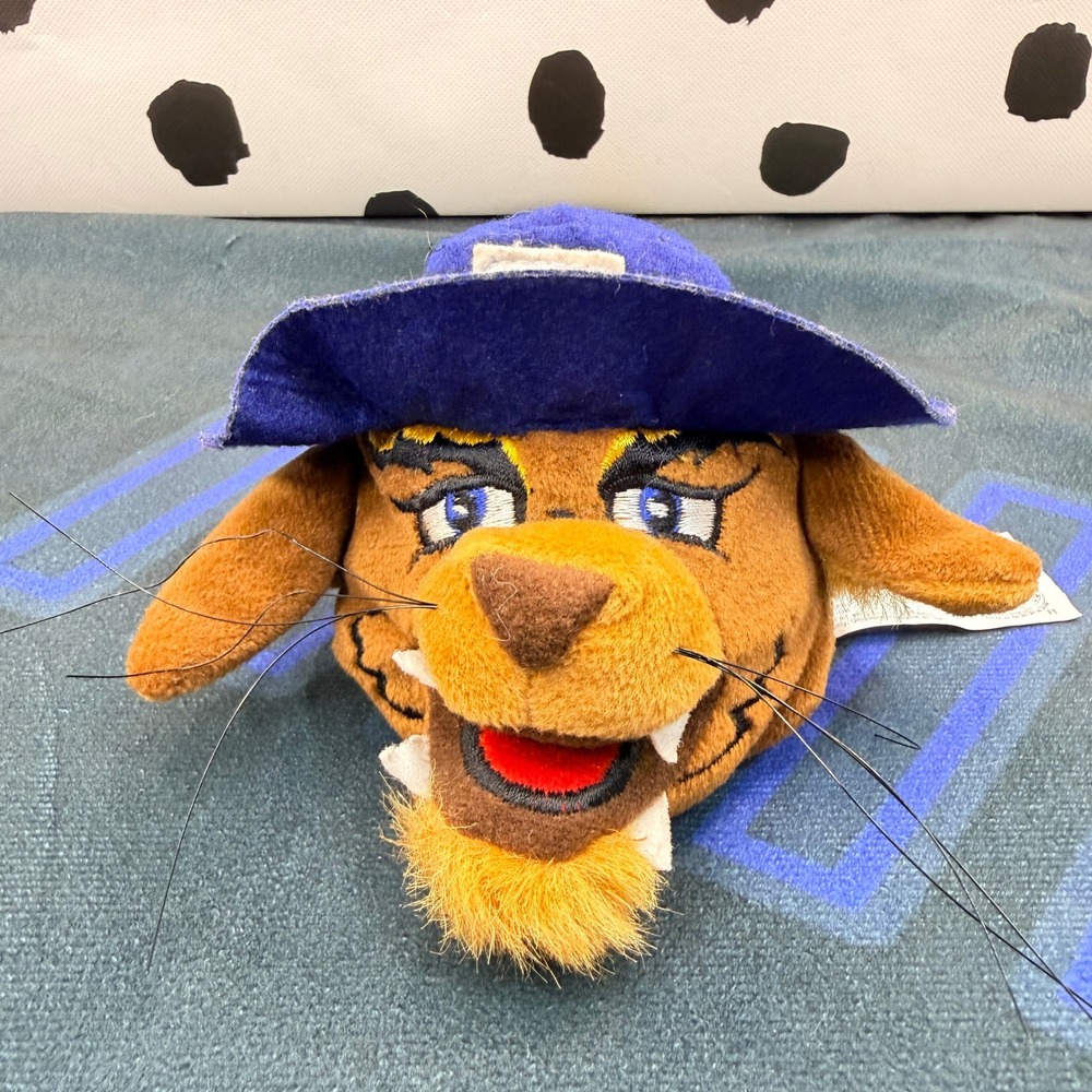 Silly Slammers Plush Mascot #70 Arizona Brown Wilbur Wildcat Blue Hat
